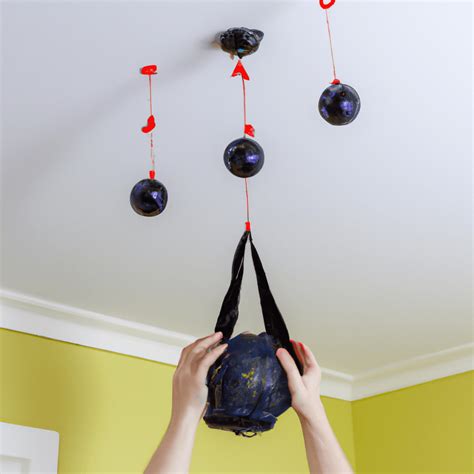 Where should one hang a witch ball